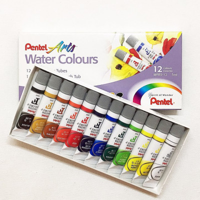 Hộp màu nước Pentel 12 màu WFRS-12 