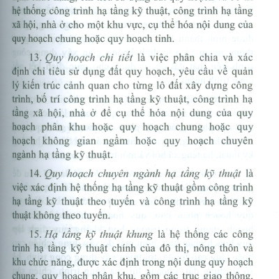 Luật Quy Hoạch Đô Thị Và Nông Thôn Năm 2024