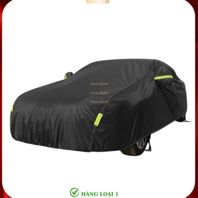 Bạt phủ ô tô thương hiệu MACSIM dành cho Honda City - màu đen - bạt phủ trong nhà và ngoài trời