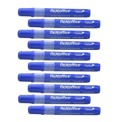 Bộ 10 Bút lông bảng FlexOffice FO-WB02