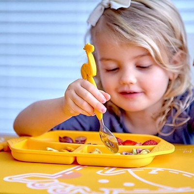 Bộ thìa nĩa ăn dặm cho bé Marcus & Marcus, từ 3 tuổi