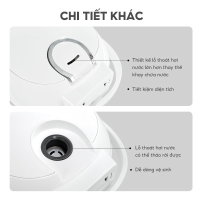 Nồi cơm điện Lebenlang LBL0585, dung tích 1 lít, công suất 350W, thiết kế đơn giản, bảo hành 2 năm - hàng chính hãng