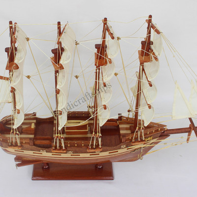 Mô hình thuyền buôn France II 56cm Thuận Buồm Xuôi Gió