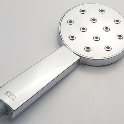 Bộ tay dây sen siêu tăng áp 1 chế độ chảy, dòng nước xoáy độc đáo Eurolife EL-120SH (Trắng bạc)