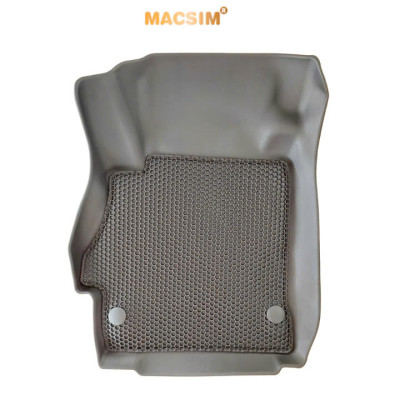 Thảm ô tô sd3 2 lớp dạng lưới lục giác  Nissan Almera 2021+ màu đen - bề mặt cao su siêu sạch - Macsim