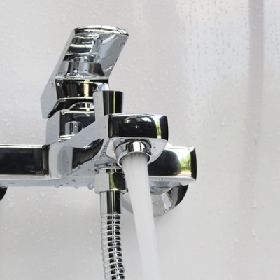 Bộ Vòi Sen Nóng Lạnh Đồng Mạ Chrome Eurolife EL-DAISY 01 (Trắng Bạc)
