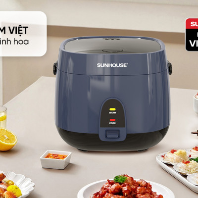 NỒI CƠM ĐIỆN 1.8L SUNHOUSE SHD8611N (700W)- Hàng chính hãng
