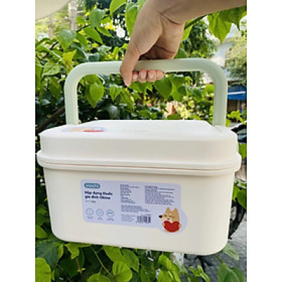 Hộp đựng thuốc gia đình kín khí có tay cầm Okina INOCHI