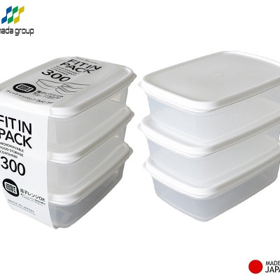 Hộp trữ đông, bảo quản thực phẩm Freezermate Fit in Pack nhựa nguyên sinh an toàn hàng Made in Japan