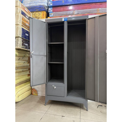 Tủ sắt quần áo cao 1m6 ngang 90cm xanh lá - TSDT13