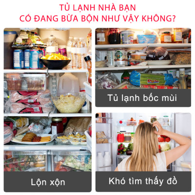 Bộ 5 hộp thủy tinh chịu nhiệt đựng cơm trữ thức ăn  COBA