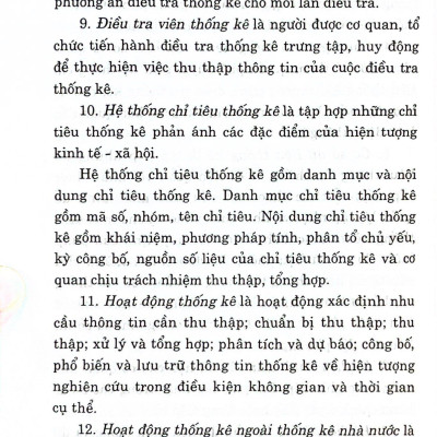 Luật Thống Kê (Hiện Hành) (Sửa Đổi, Bổ Sung Năm 2021)