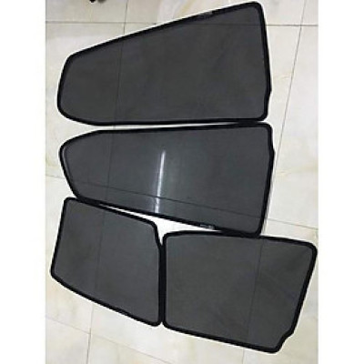  bộ chắn nắng theo phom xe ô tô chất liệu vải lưới gắn nam châm hút dành cho xe KIA MORNING 2019-2020-2021: