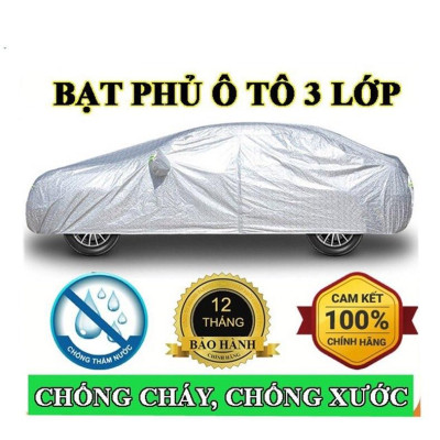 Bạt Phủ Ô Tô #Mazda CX5 CAO CẤP 3 LỚP -Tráng Bạc Cách Nhiệt, Chống Nước, Chống Trộm Gương(hàng cao cấp)
