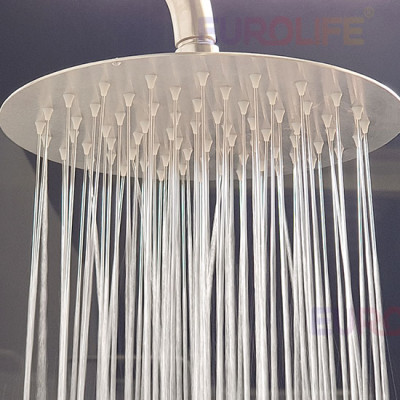 Bộ sen cây tắm đứng nóng lạnh Inox SUS 304 Eurolife EL-S909 (Trắng vàng)