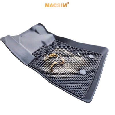 Thảm ô tô sd3 2 lớp dạng lưới lục giác MG G50 2025+(đen)  bề mặt cao su siêu sạch -thương hiệu Macsim