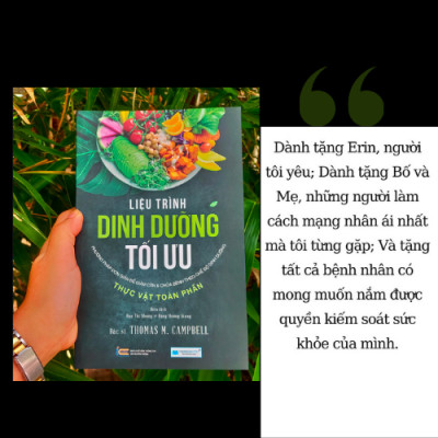 Sách Liệu trình dinh dưỡng tối ưu_Hướng dẫn ăn theo chế độ Thực vật toàn phần