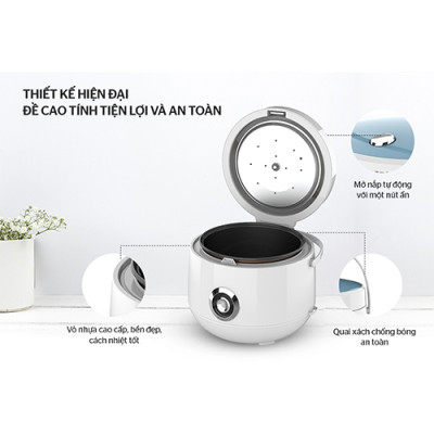 Nồi cơm nắp gài Sunhouse SHD8606 - Hàng Chính Hãng