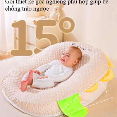 GỐI CHỐNG TRÀO NGƯỢC CHO BÉ SƠ SINH BABYLUX - PHIÊN BẢN PREMIUM CAO CẤP NHẤT