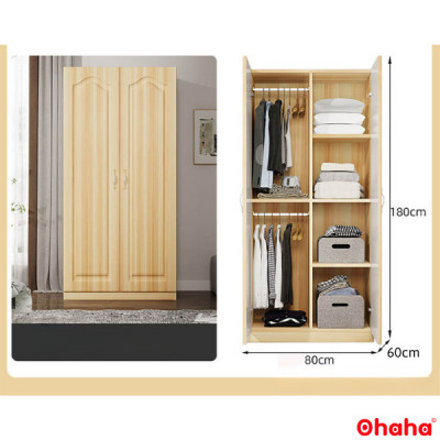 [Có Ảnh Thực Tế & Miễn phí vận chuyển và lắp đặt ] Tủ Quần Áo Gỗ Công Nghiệp Hiện Đại Ohaha - HĐ002