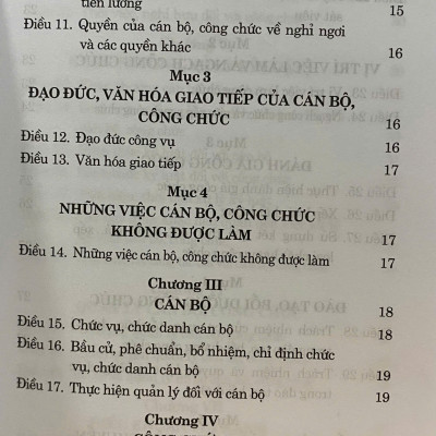 Luật Cán Bộ, Công Chức Năm 2025