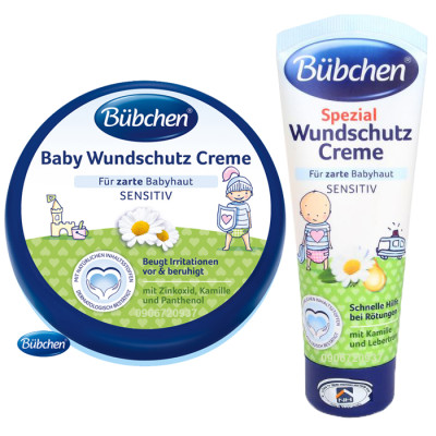 Bộ Kem Chống Hăm Bubchen 150ml Và Kem Đặc Biệt Giảm Hăm, Dưỡng Da Bubchen 75ml