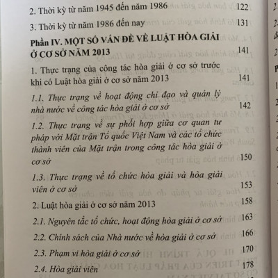 Công tác hòa giải ở cơ sở