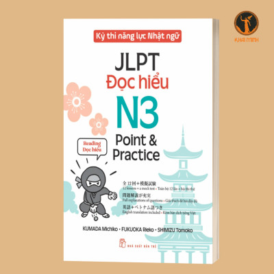 (Bộ 4 cuốn) Cẩm Nang Ôn Thi JLPT N3 Hiệu Quả (KỲ THI NĂNG LỰC NHẬT NGỮ JLPT N3 POINT & PRACTICE - CHỮ VIẾT - TỪ VỰNG -  ĐỌC HIỂU - NGHE HIỂU - NGỮ PHÁP)
