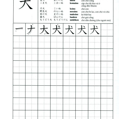Tự Học Viết Tiếng Nhật - 200 Chữ Kanji Căn Bản (Tập 2)
