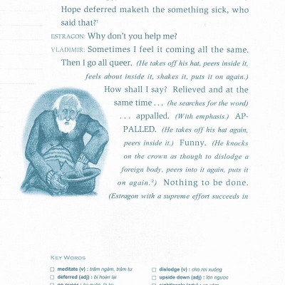 Sách - Happy Reader - Chờ Đợi Godot (Kèm 2 CD)