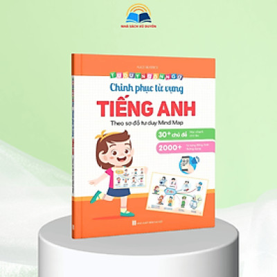 Sách - Bé chinh phục từ vựng Tiếng anh - Theo sơ đồ tư duy Mind Map (Phiên bản mới)