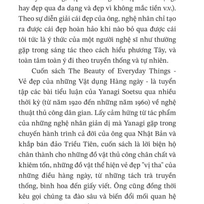 Vẻ Đẹp Của Những Vật Dụng Hàng Ngày