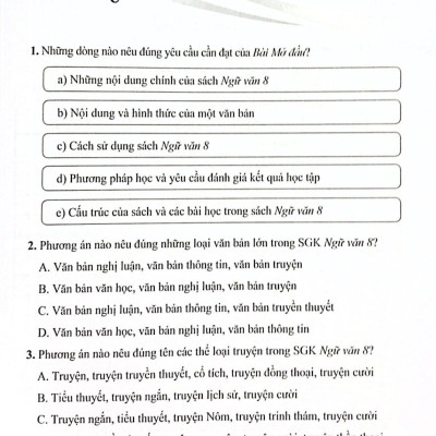 Sách - Bài Tập Ngữ Văn 8 - Tập 1 (Cánh Diều) (Chuẩn)