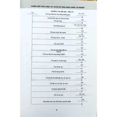 Sách - Hướng Dẫn Thực Hành 161 Sơ Đồ Kế Toán Hành Chính, Sự Nghiệp (Theo Thông Tư Số:24/2024/TT-BTC)