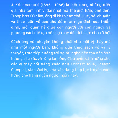 Combo sách Krishnamurti Nói Về Tự Do, Krishnamurti Thực Tại Hiện Tiền và Krishnamurti Nói Về Tình yêu