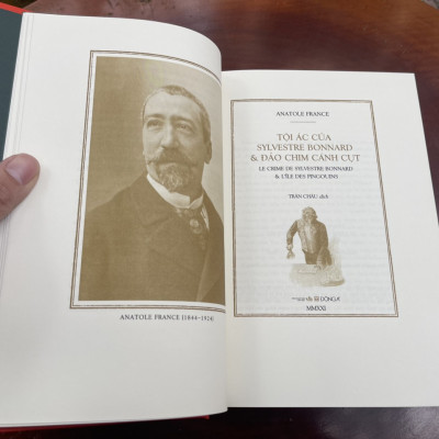 TỘI ÁC CỦA SYLVESTRE BONNARD và ĐẢO CHIM CÁNH CỤT - BÌA VẢI - TỦ SÁCH TRĂM NĂM NOBEL - ĐÔNG A -