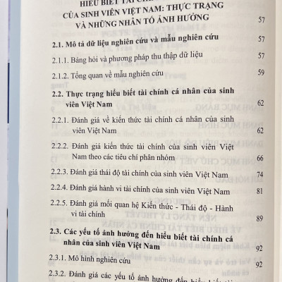 Sách - Nâng Cao Hiểu Biết Tài Chính Cá Nhân Cho Sinh Viên Việt Nam Hướng Tới Mục Tiêu tài Chính Toàn Diện
