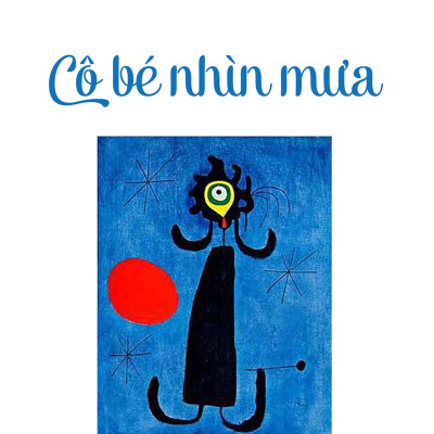 Cô bé nhìn mưa
