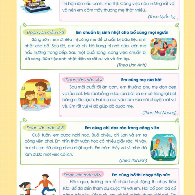 Những Bài Làm Văn Mẫu Hay Nhất Lớp 2 - Kết nối tri thức với cuộc sống - Bản Quyền