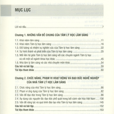 Giáo Trình Tâm Lý Học Lâm Sàng (tái bản năm 2020)