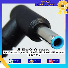 Sạc dùng cho Laptop HP 15-bs559TU 15-bs153TU Adapter 19.5V 3.33A - Hàng Nhập Khẩu New Seal