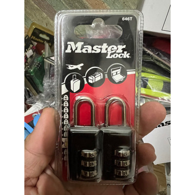 Khóa Vali Số Master 646 EURT - Bộ 2 Ổ