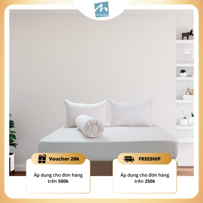 Bộ Ga Giường Cotton Cao Cấp MYM - Chất Liệu 100% Tự Nhiên | Bao Gồm 4 Món | Nhiều Màu sắc