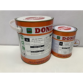 Sơn sàn bê tông Donasa /Floor coating Paint màu xanh lá lợt DEF 9280 3L