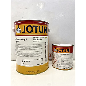 Sơn Epoxy Jotun Futura Classic base 3 màu Green 257 (Xanh lá) 5L/bộ