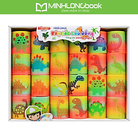 Đồ Chơi DUKA: 24 Lò Xo Bảy Sắc Cầu Vồng - Công Viên Khủng Long - DK81318