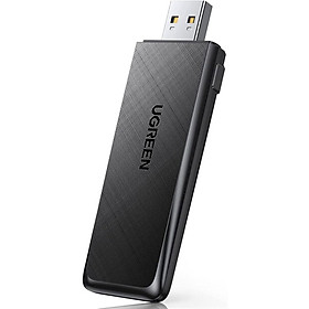 Ugreen UG50340CM492TK AC1300 2.4GHz 400Mbps / 5GHz 900Mbps Màu Đen USB 3.0 thu wifi có ăng-ten - HÀNG CHÍNH HÃNG
