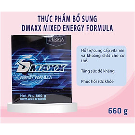 DMAXX thức uống bổ sung vitamin năng lượng có đường DAMODE 58 gói màu xanh mỗi gói 22gr