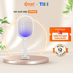 Vợt muỗi điện Comet CP049 Pin Lithium 500mAh sạc 2h dùng 10 ngày BH 12T cổng sạc type C