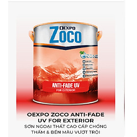 OEXPO ZOCO ANTI-FADE UV FOR EXTERIOR – SƠN NGOẠI THẤT CAO CẤP CHỐNG THẤM & BỀN MÀU VƯỢT TRỘI- OZ 80156